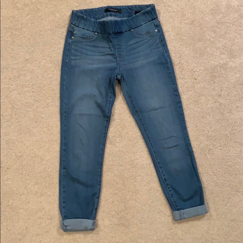 Denim jeggings
